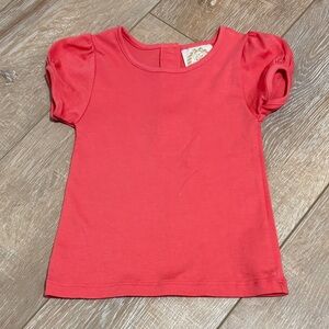 The Beaufort Bonnet Company parrot cay Coral Penny’s Sleeve Kids Top